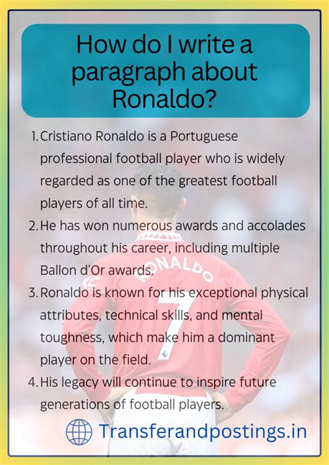 ronaldo portugal paragraph