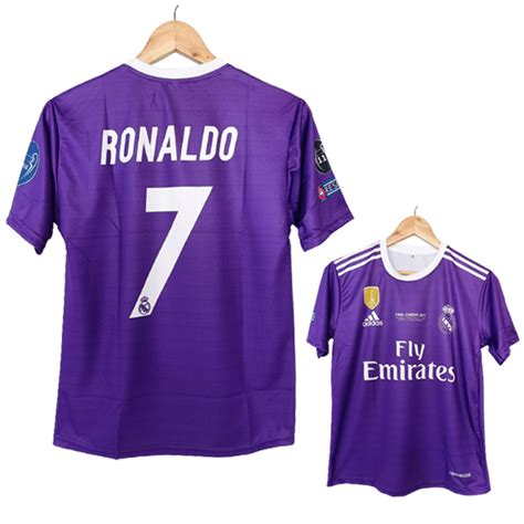 ronaldo purple jersey size small