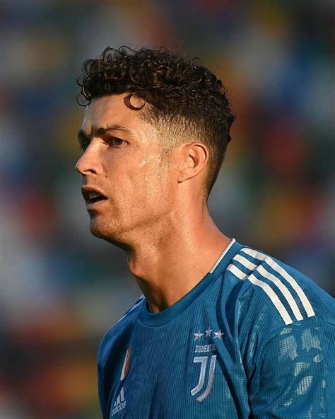 ronaldo with curly hair