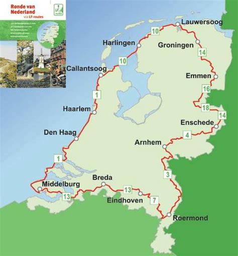 ronde van nederland via lf routes