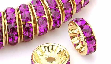 100 Best Quality Rondelle Spacer Beads Swarovski Crystal 4