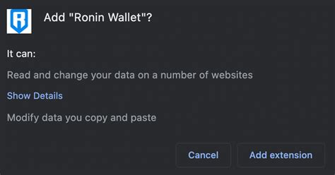 ronin wallet extension