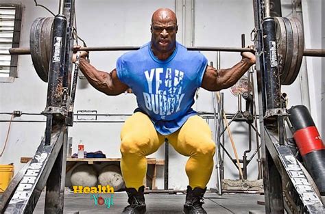 ronnie coleman early workout routine