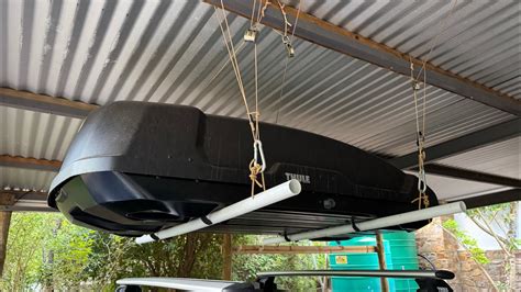 Roof Box Pulley System