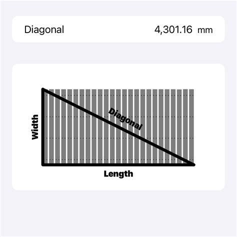 Roof Diagonal Calculator