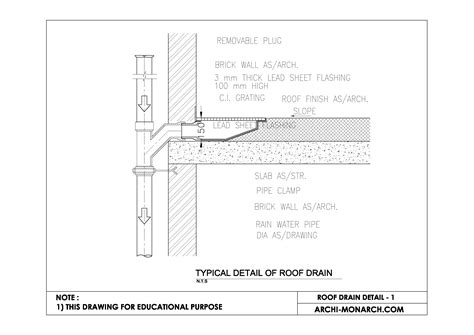 Roof Drain Drawing