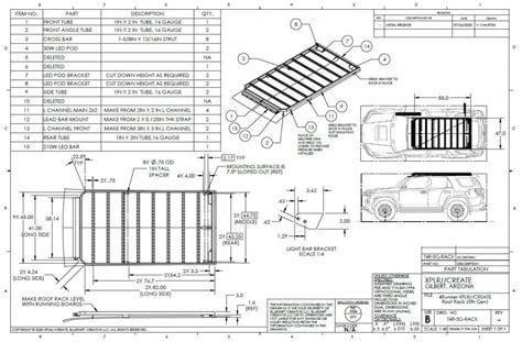 Roof Rack Specs