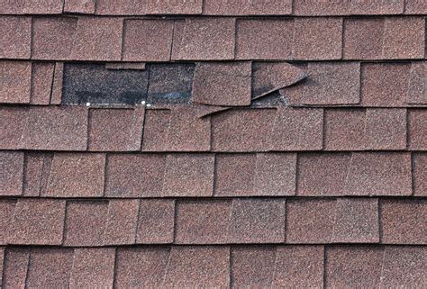 roof with missing shingles