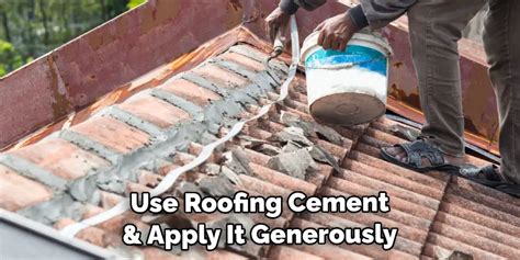 Roofing Cement Application