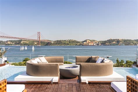 Rooftop Bar Lisbon Sunset