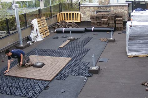 rooftop deck materials