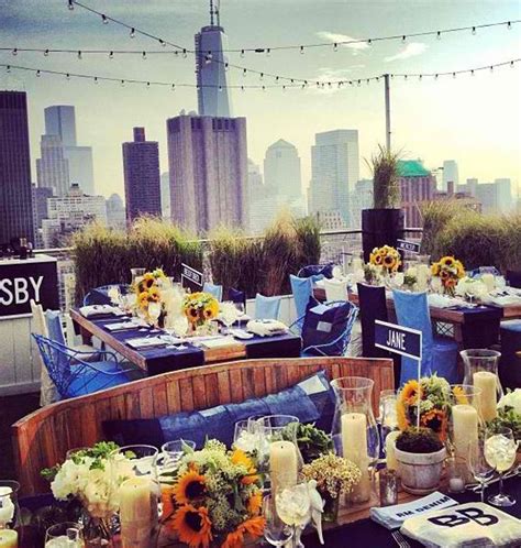Rooftop Dinner Party Ideas