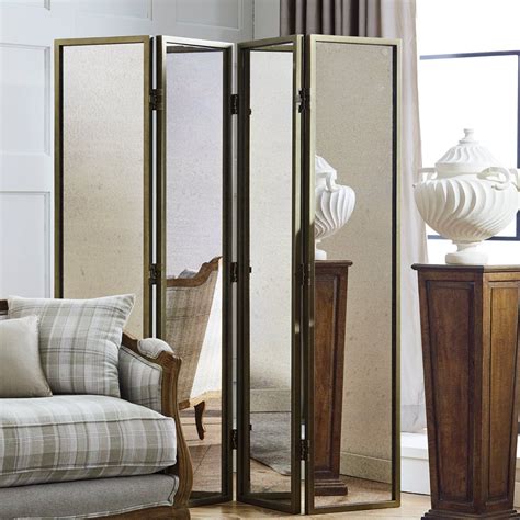 Room Divider Screen With Mirror