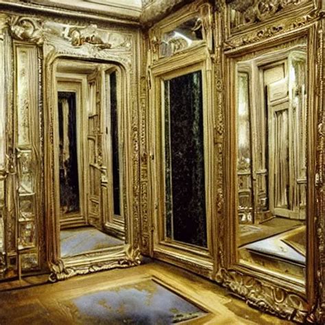 room full of mirrors