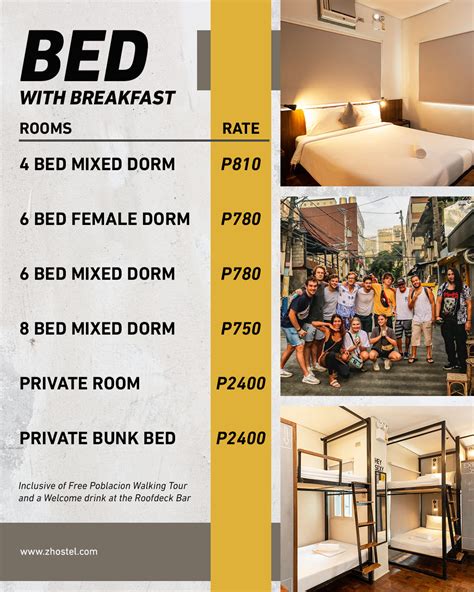 Room Rates Zhostel