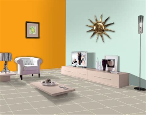 Room Wall Paint Combination