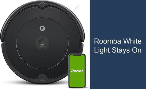 roomba light stays on