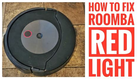 roomba red light spinning