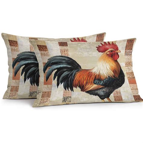 Rooster Outdoor Pillows