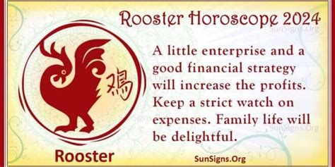 rooster zodiac forecast in 2024