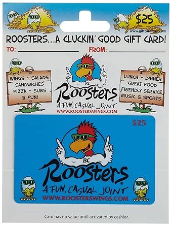 roosters gift card promotions