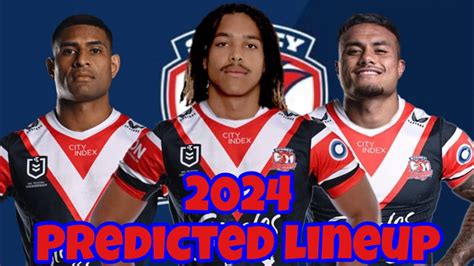 roosters predicted lineup 2024