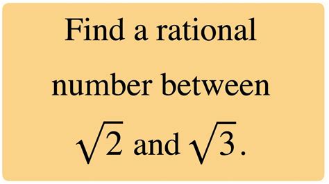 root 2 3 is a rational number true or false