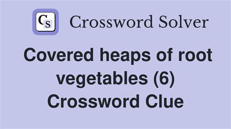 Root Vegetable Crossword 6 Letters