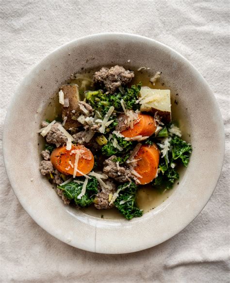 Root Vegetable Stew With Sausage