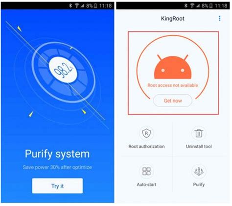 rooting WITH KINGROOT DESKTOP reading