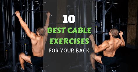 Rope Cable Exercises For Back