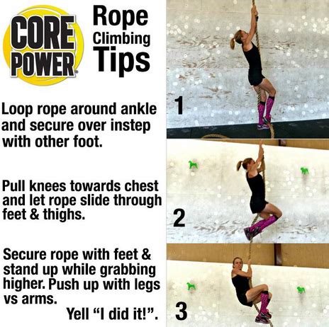 Rope Climbing Tips
