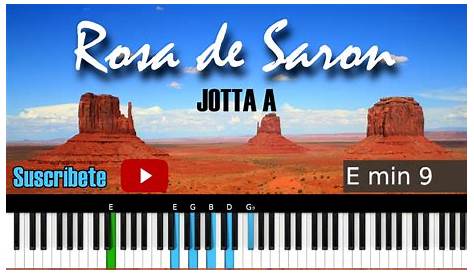 Do alto da pedra - Partitura de teclado cifrada(acordes) - Rosa de Saron