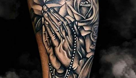 Rosary Hand Tattoo Designs s Ideas, Meaning & Beads