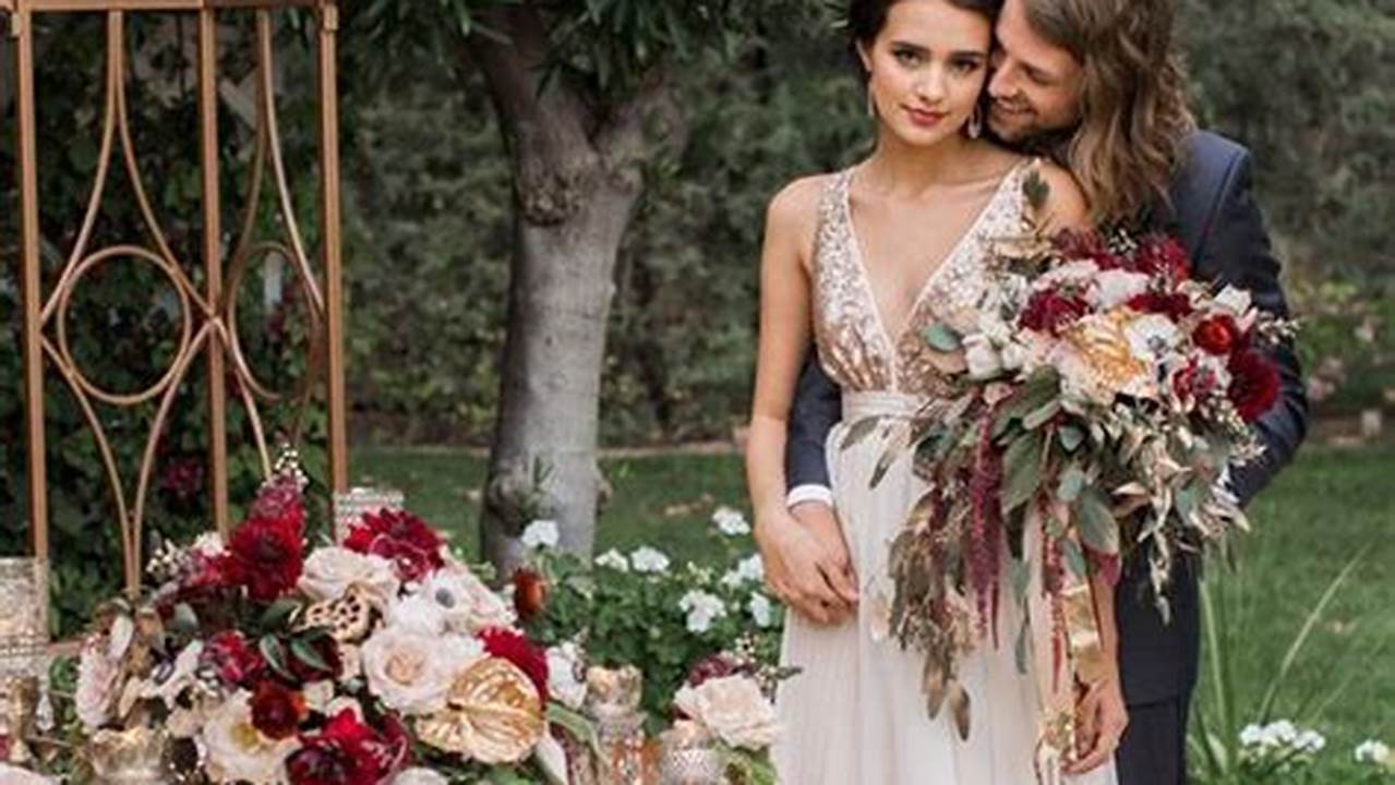 Unveiling the Secrets of Rose Gold and Burgundy Weddings: A Guide to Elegance and Romance