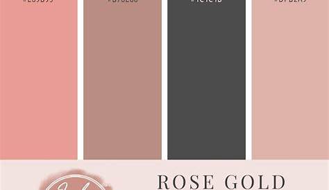 Rose Gold Color Palette Code Pantone Google Search Wedding Ideas