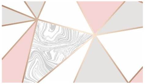 Rose Gold Marble Triangle Wallpaper Fondos De Pantalla Triangulos