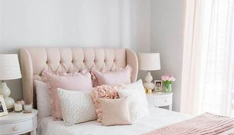 Rose Gold Pale Pink Bedroom Ideas And Girl's Makeover Randi Garrett Design
