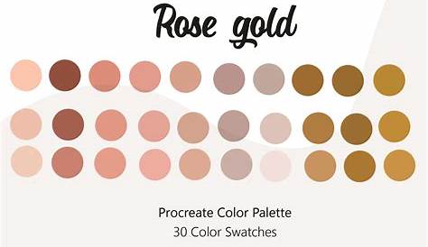 Rose Gold Palette Color Palette