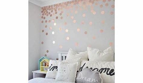 Rose Gold Wall Decor For Bedroom