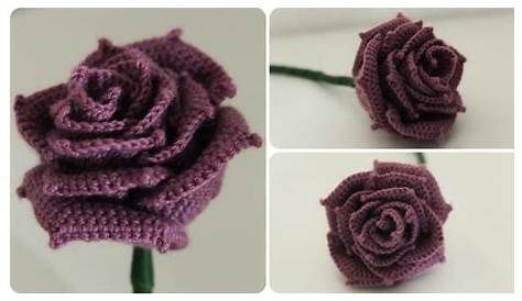 Anleitung Crochet Rose - Sandra's Hakeln