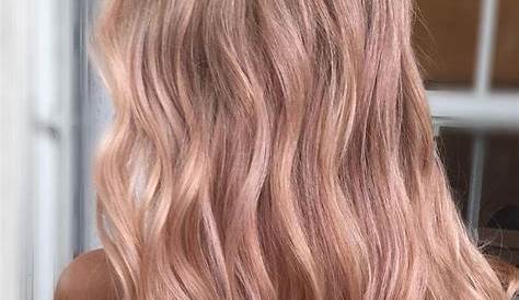 Rose Pale Couleur Cheveux Superbes Idées De De D'or Pour Vous