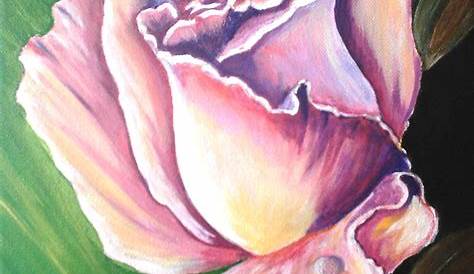 Rose Peinture Acrylique [33+] Tableau Fleurs s