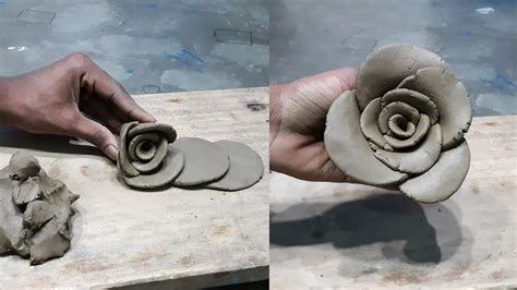 Rose Art Modeling Clay Baking
