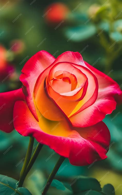 Rose Background Portrait