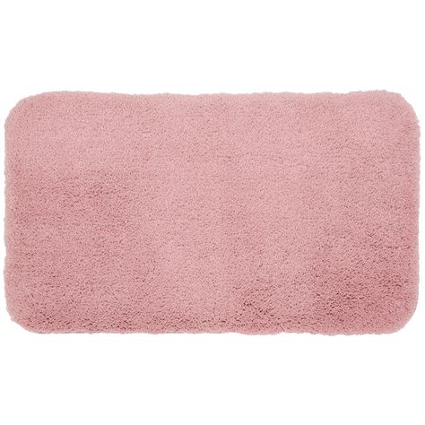 rose colored bath mats