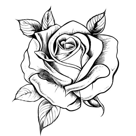Rose Drawing Flower Drawing