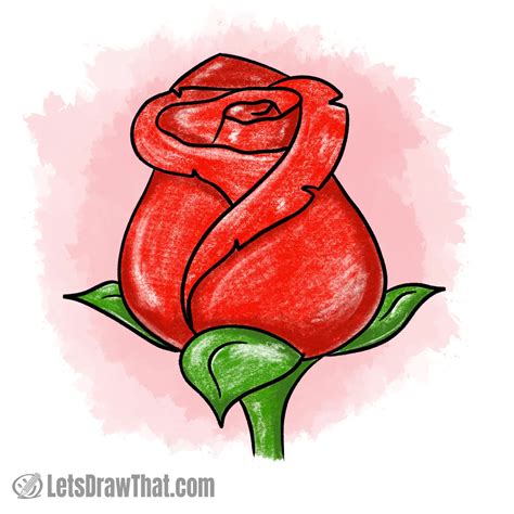 Rose Easy Drawing