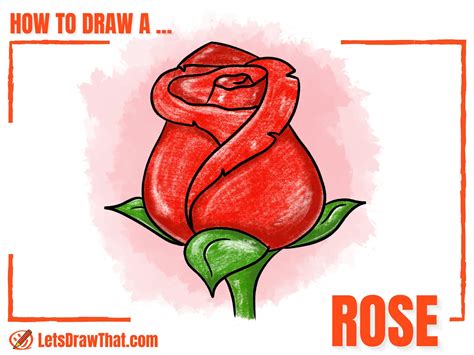 Rose Easy Drawing Video