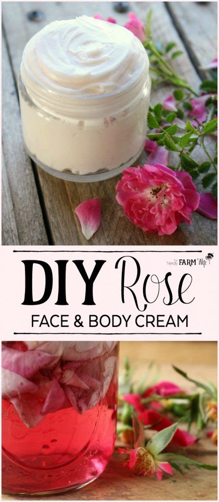 Rose Face Cream Diy